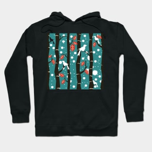 Bird Pattern Hoodie